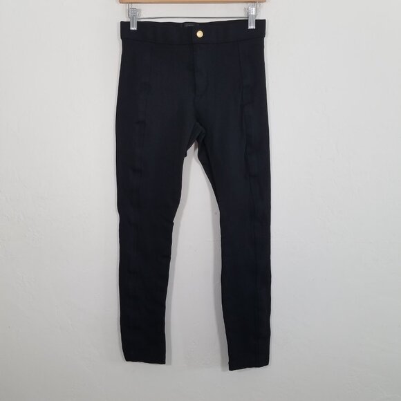 J. Crew PIXIE Skinny Pants Black Size 4 - Picture 1 of 6